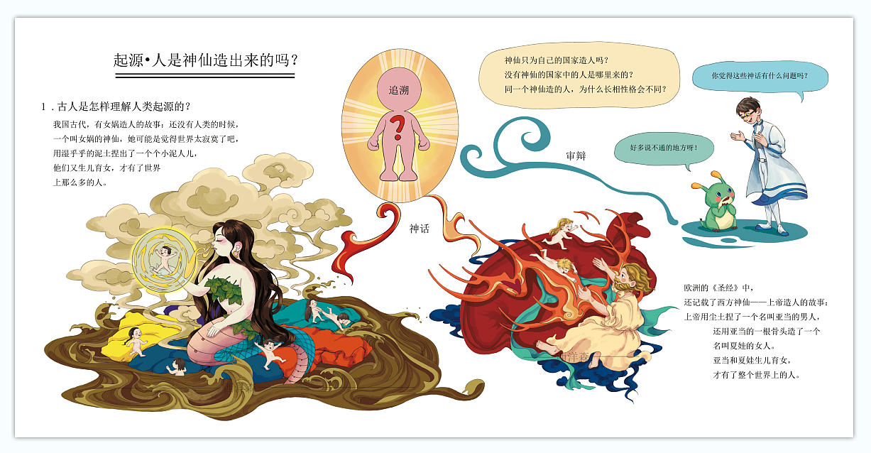 起源-神话（图ZMjYxNzY5NDQ0） - 商业插画 - 站酷设计师西洋森原创素材 - 站酷ZCOOL