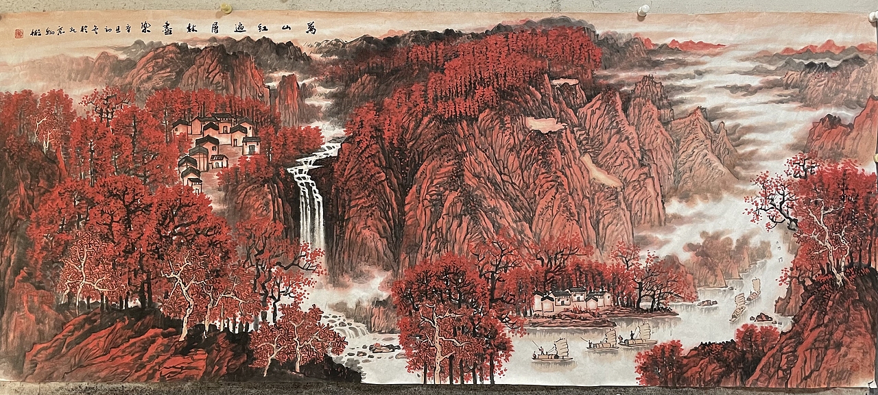书画名家张朝彬山水作品欣赏