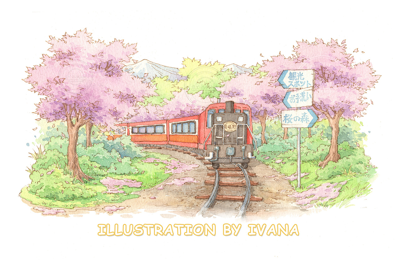 【和纸胶带】日本自然之旅(图ZMjQ1MjMzMjIw) - 商业插画 - 站酷设计师木香子Ivana原创素材 - 站酷ZCOOL