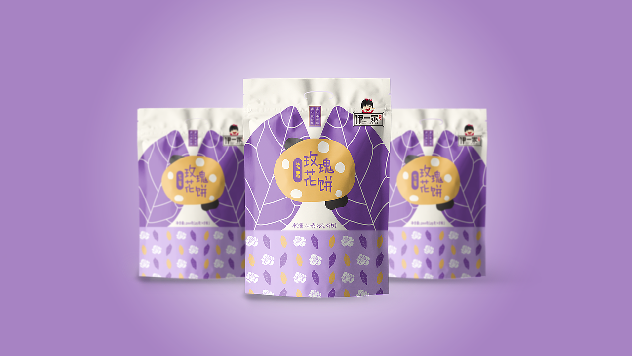 伊一家玫瑰花饼