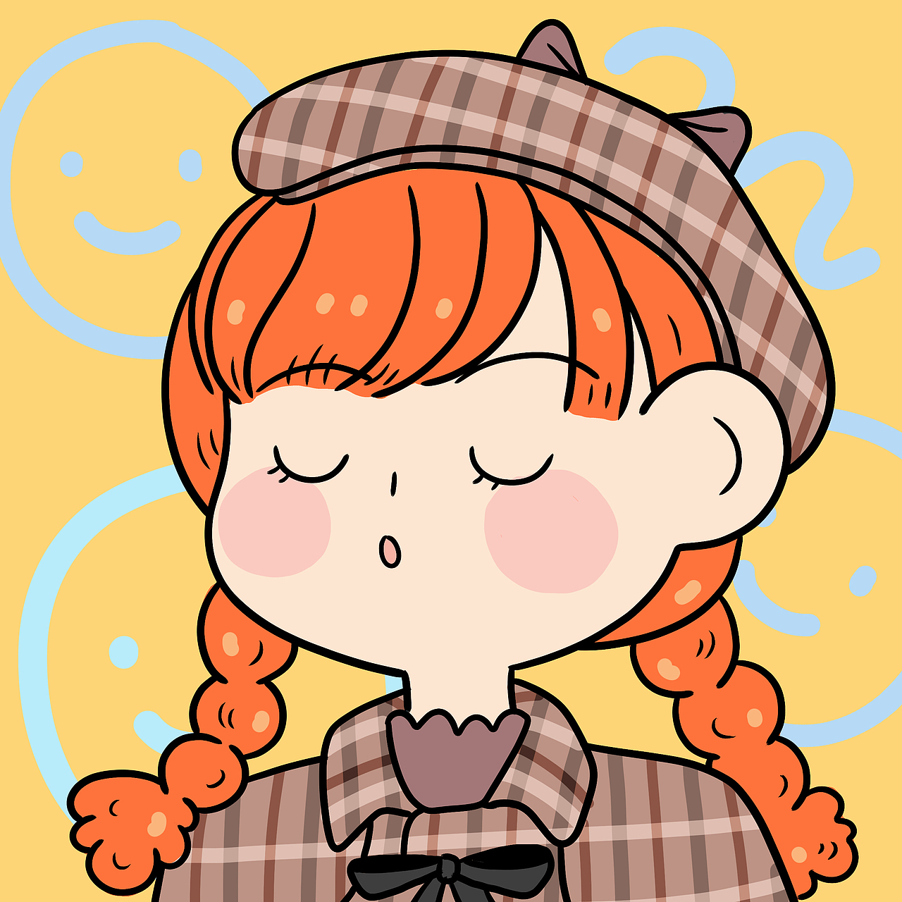 手绘头像|插画|创作习作|芒果厅芒果_原创作品-站酷zcool