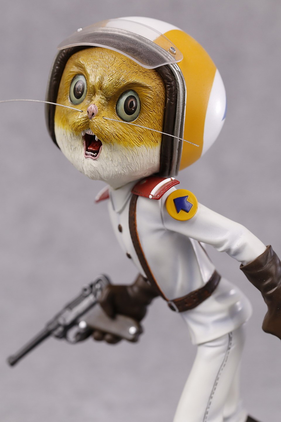 末那原创丨老动画系列第4弹《黑猫警长》“白猫班长”PVC手办（图ZNTYyOTkyNTI=） - 手办/模玩 - 站酷设计师末那工作室原创素材 - 站酷ZCOOL