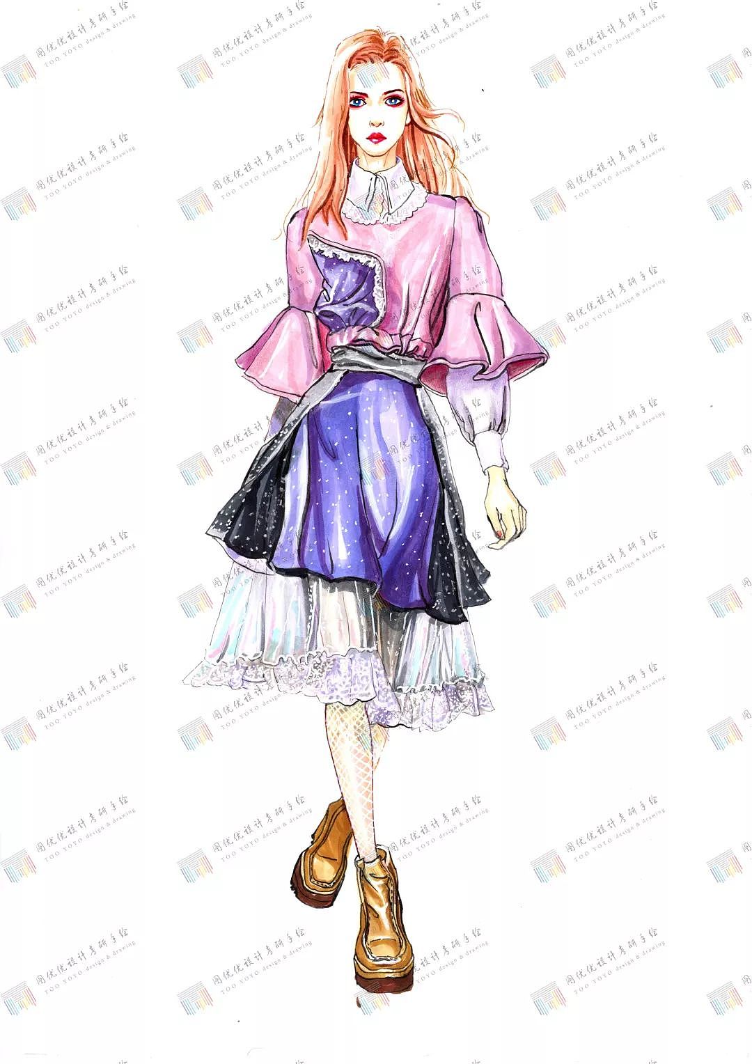 服装设计考研手绘 图优优设计 服装设计考研手绘辅导