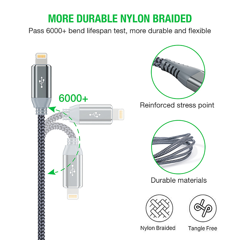 苹果PD快充线type-c转lighting充电线 iPhonexs数据线