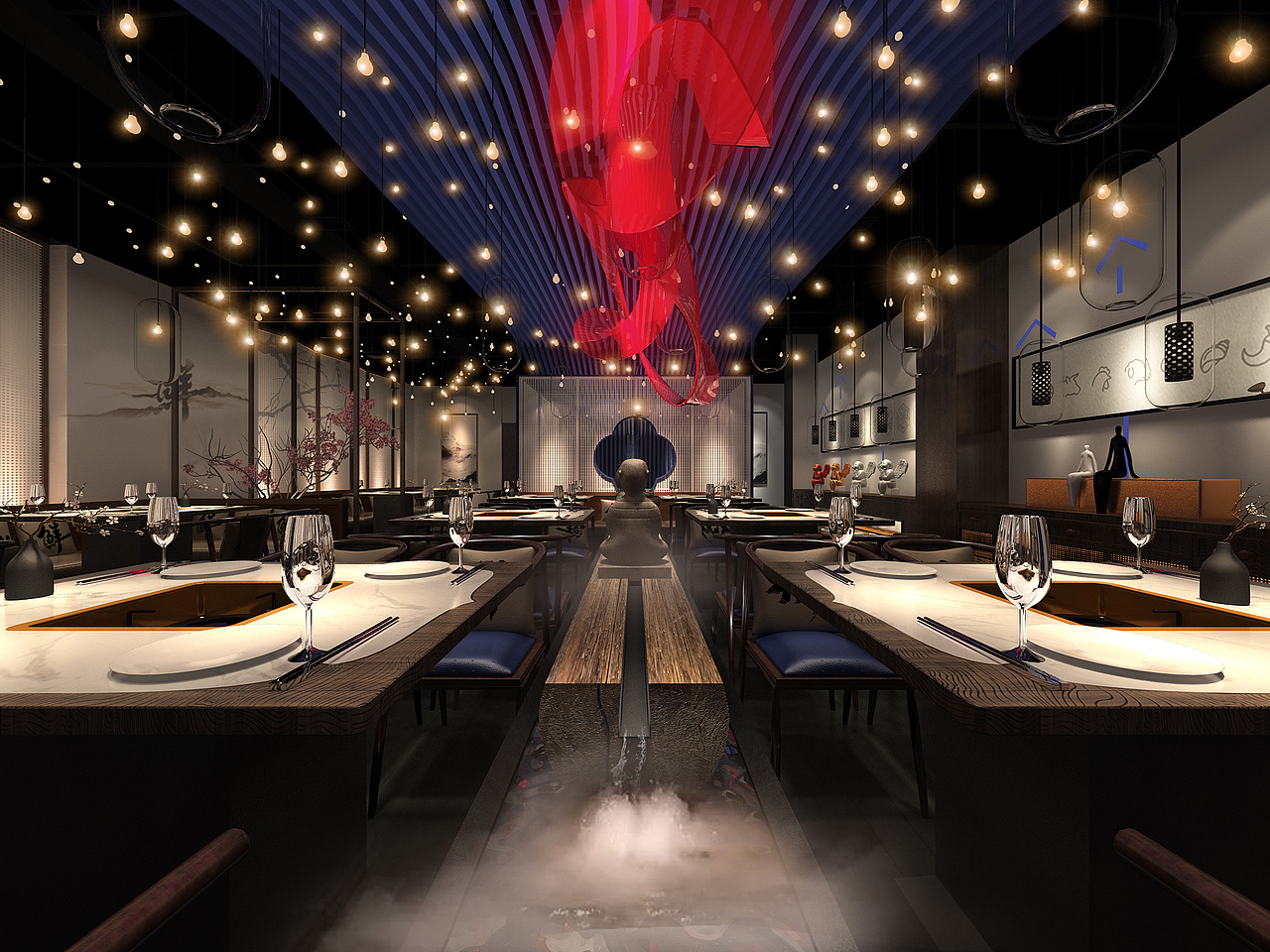 杰夫餐饮空间设计方案_餐饮空间效果图片（图ZMTgxMzc4MTE2） - 家装设计 - 站酷设计师杰夫餐饮品牌设计原创素材 - 站酷ZCOOL