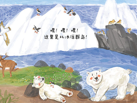森林报/北冰洋绘本插图