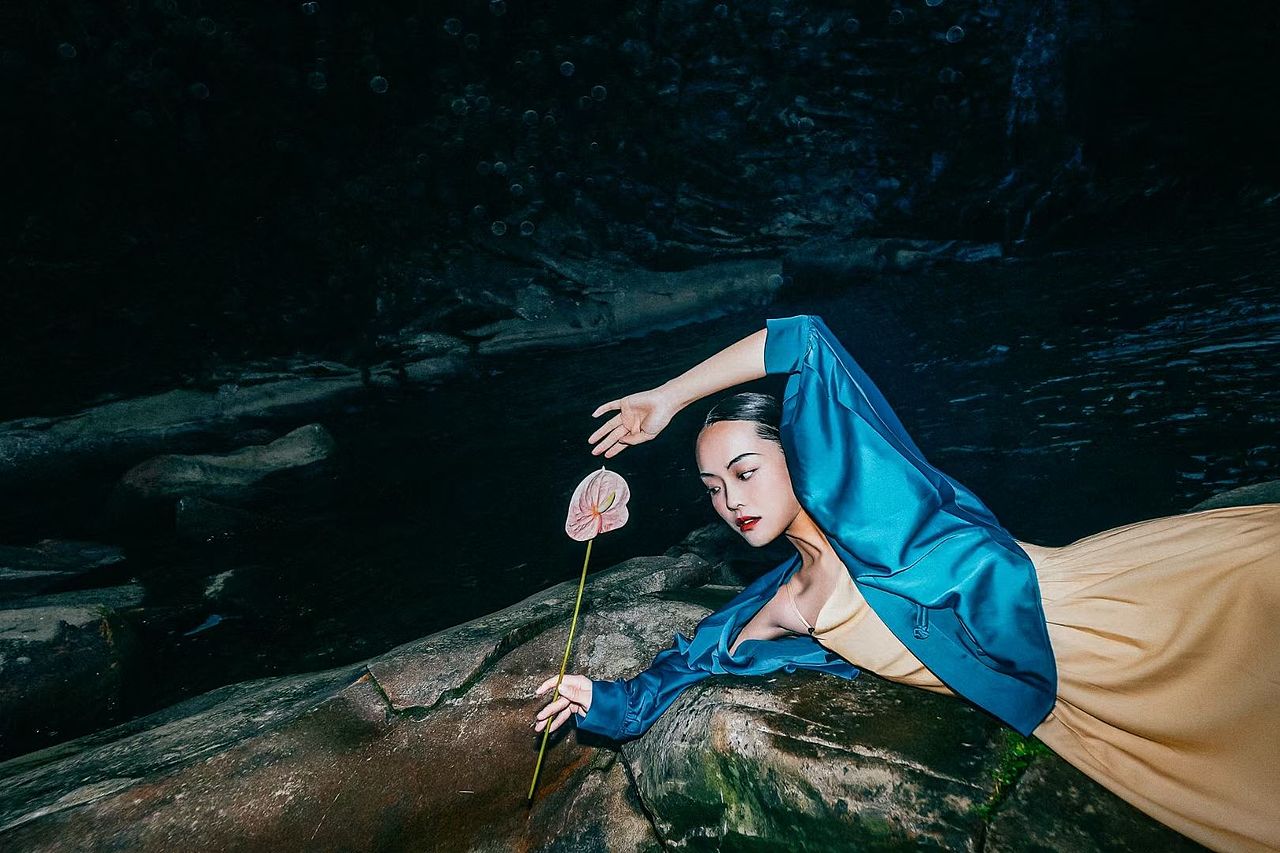 一川绿风，山水寂寂（图ZMzYwMTM0NDQ4） - 时尚/艺术摄影 - 站酷设计师慕南sunmu原创素材 - 站酷ZCOOL