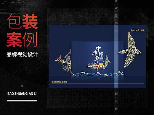 中华鲟鱼 创意手绘