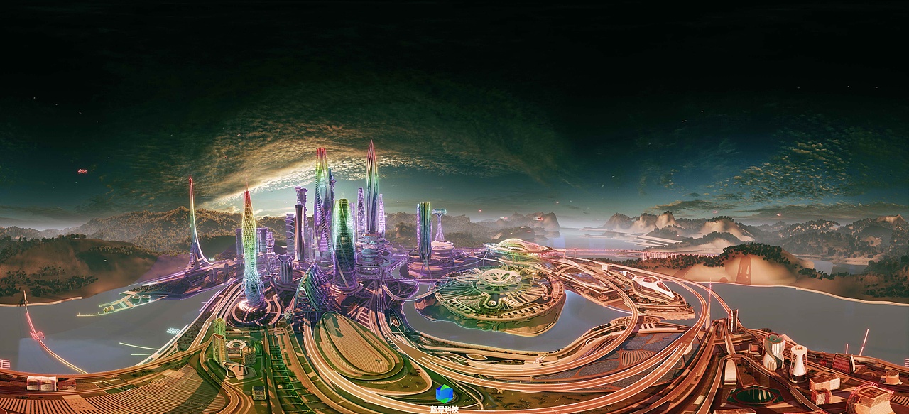 未来城市 元宇宙 数字孪生 数字城市 智慧城市