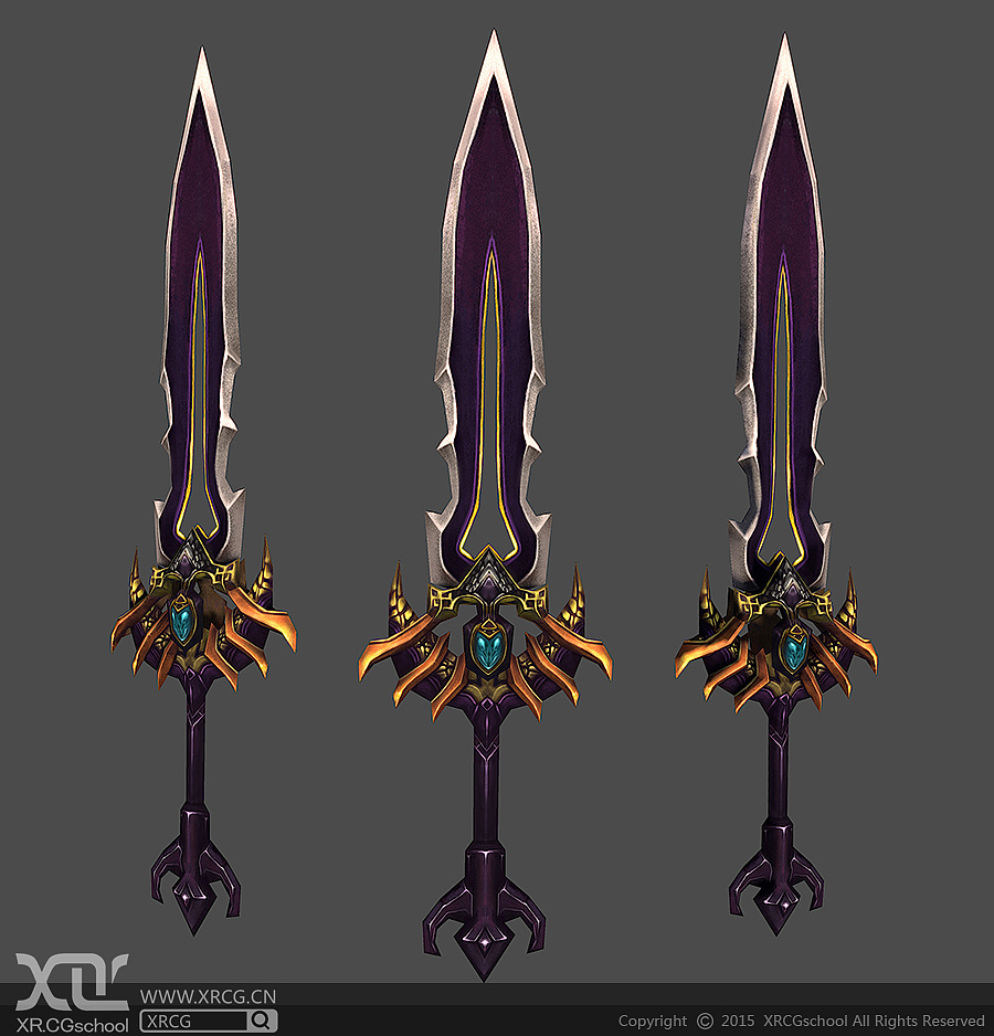 xrcg之兵器之刃|插画|游戏原画|xr异创神cg学院 - 原创作品 - 站酷