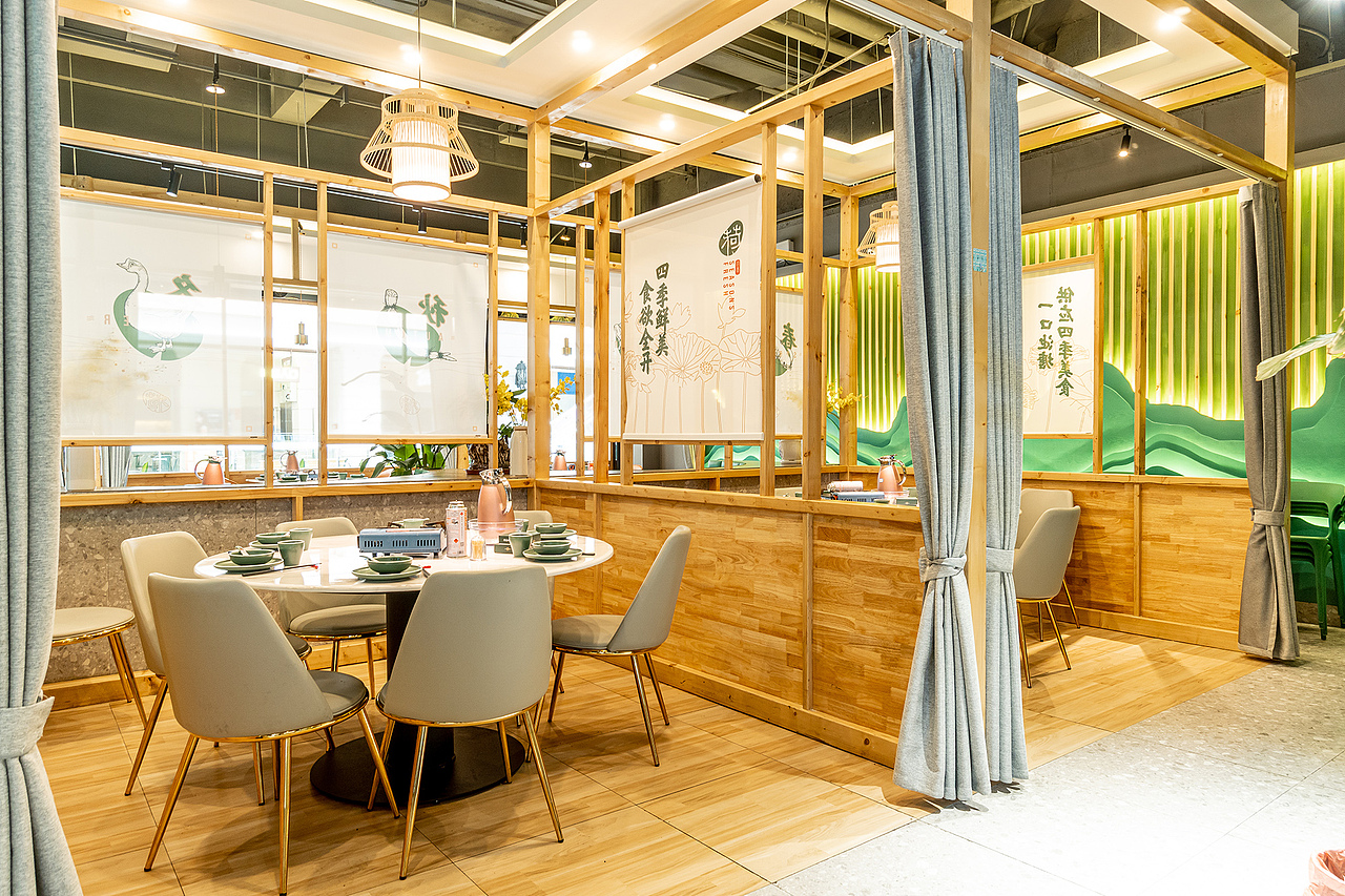 四季荷塘/餐饮品牌设计/餐饮空间设计