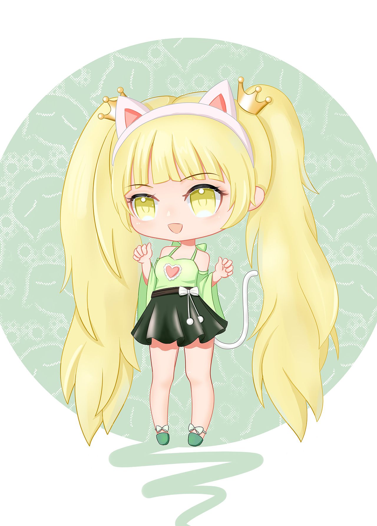 Q版人物插画练习-三头身