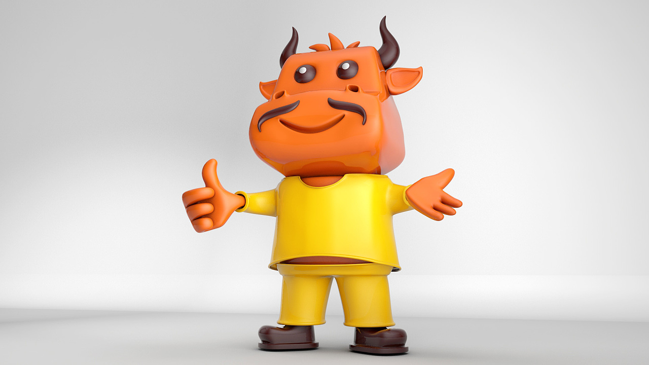 【原创】品牌ip形象设计 -------你的牛爷爷,哈哈!