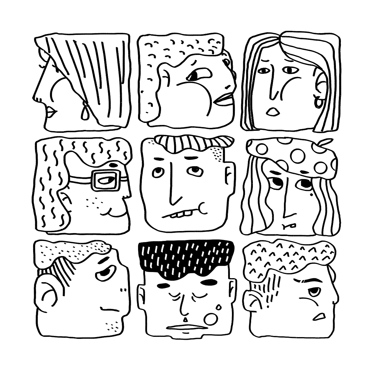 真有趣（图ZMjM4ODAxNjEy） - 新锐潮流插画 - 站酷设计师爱画画的椰子壳原创素材 - 站酷ZCOOL