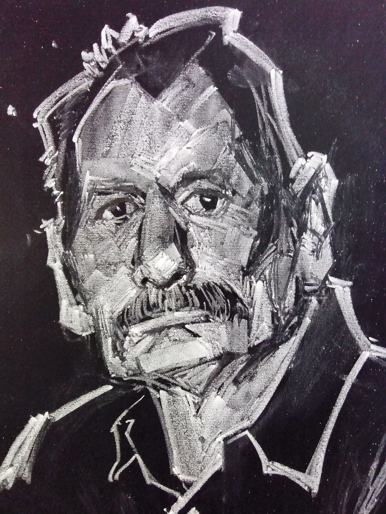 黑板粉笔画稿2016