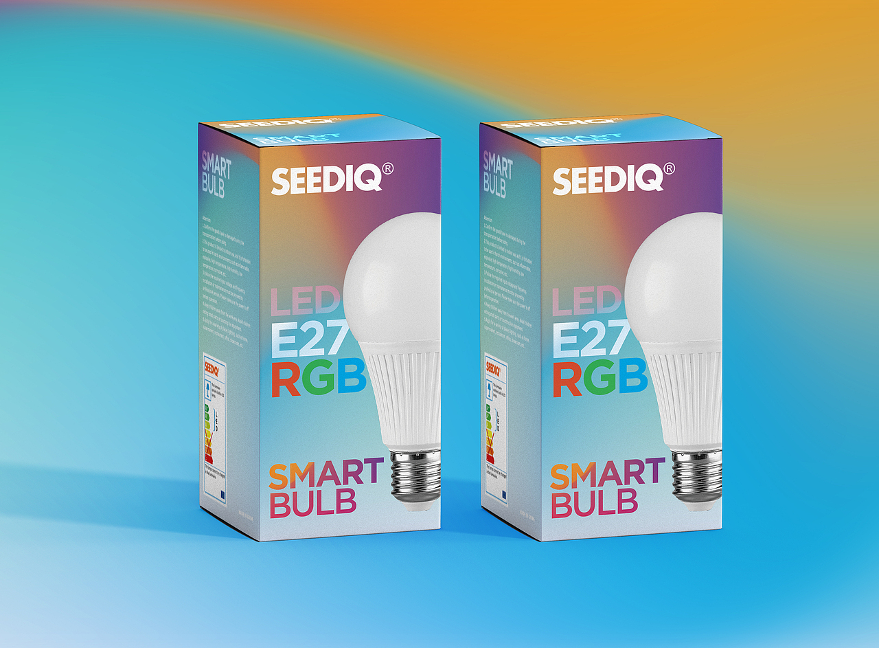 SEEDIQ LED智能球泡 包装设计