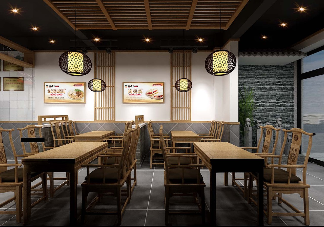 公司-北京食堂装修设计-国企员工食堂提案-效果图设计|空间|家装设计|网红店密探 - 原创作品 - 站酷 (ZCOOL)
