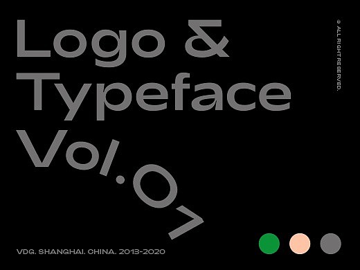 悟形VDG / Logo & Typeface Vol.01