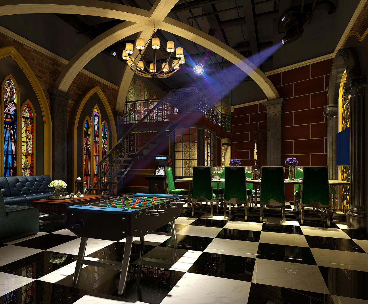 KTV、酒吧娛樂空間設計（圖ZMTg3Nzg1NDI4） - 家裝設計 - 站酷設計師悟界空間設計原創(chuàng)素材 - 站酷ZCOOL