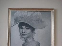 学生时期的素描-奥黛丽赫本