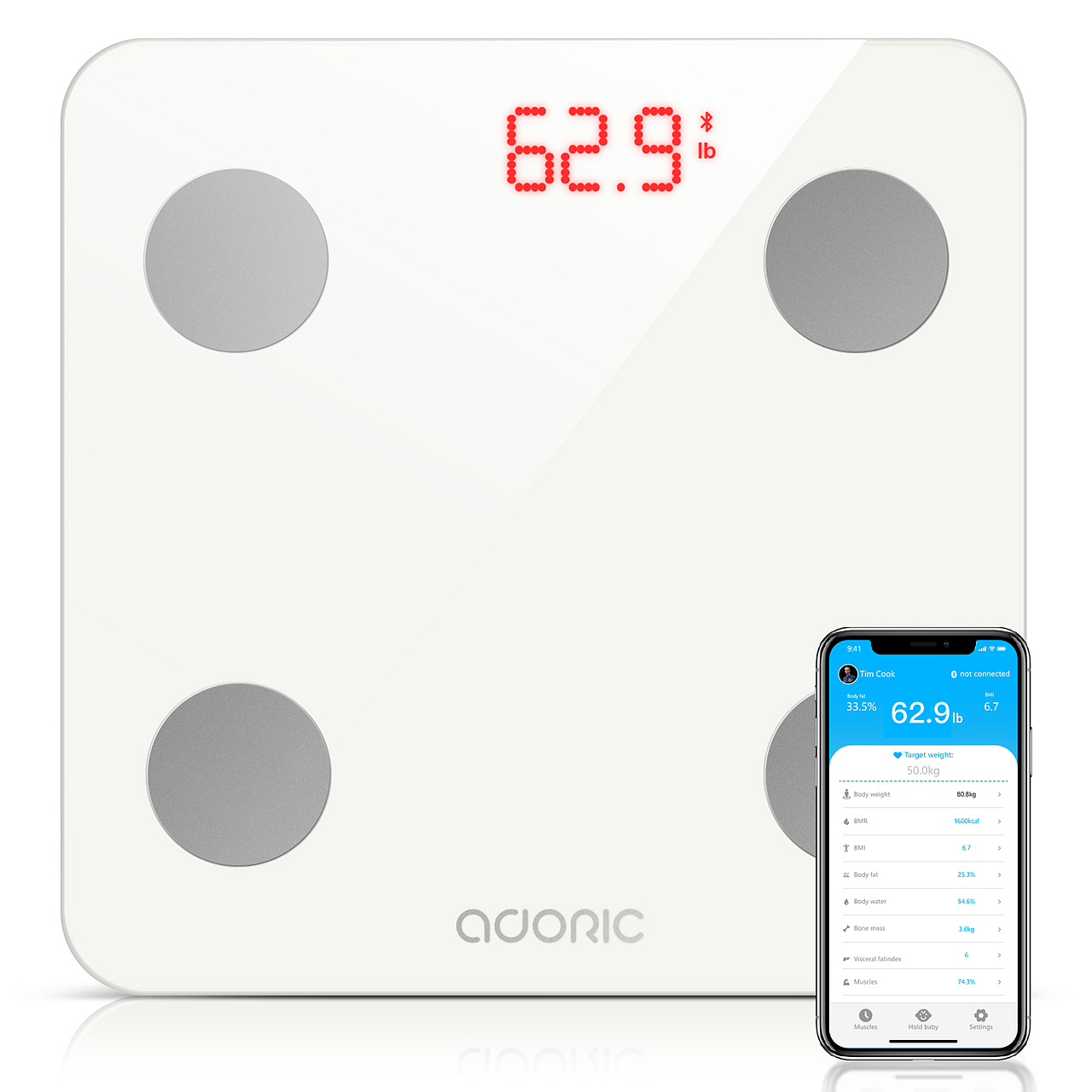 亚马逊-蓝牙脂肪秤