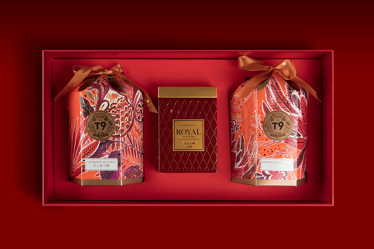 【繁花鸿运】tnine新年艺术礼盒|平面|包装|贤草品牌顾问_原创作品