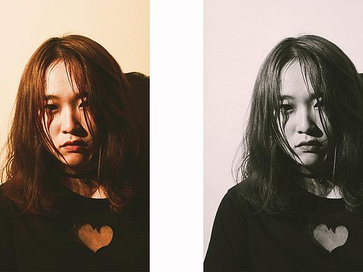 创意摄影影集的创作——《 黑白画映》