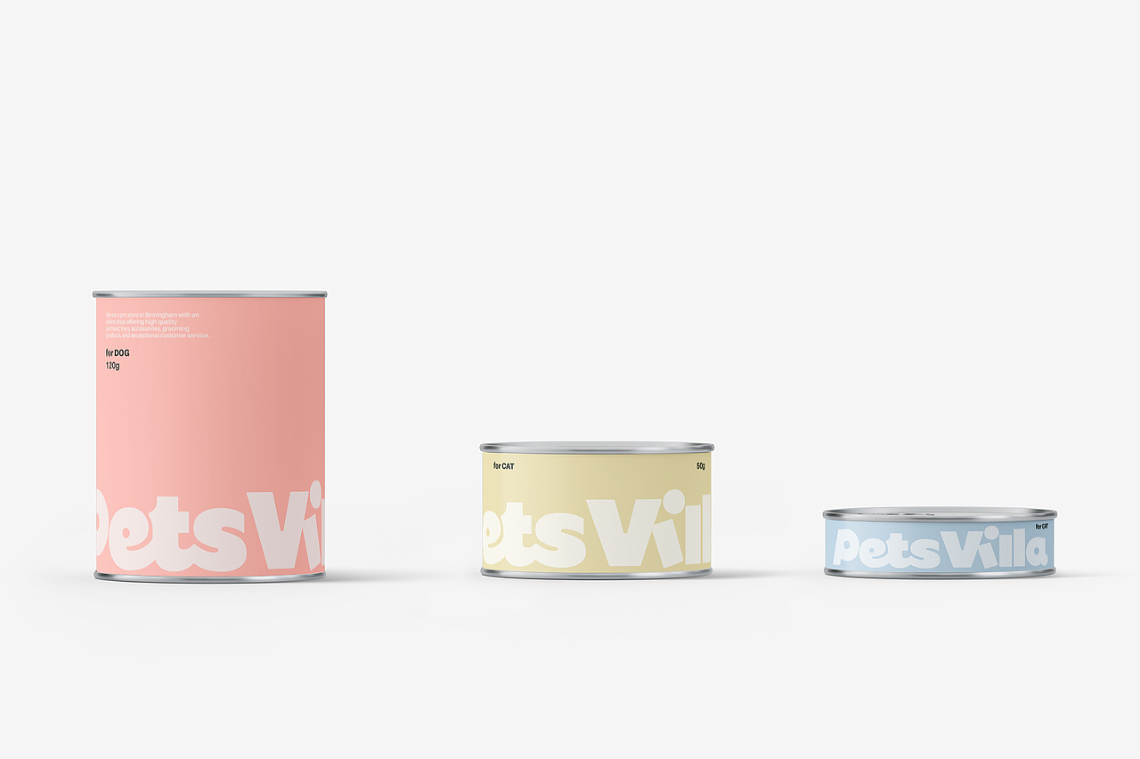 Pets Villa宠物品牌标志及延展设计