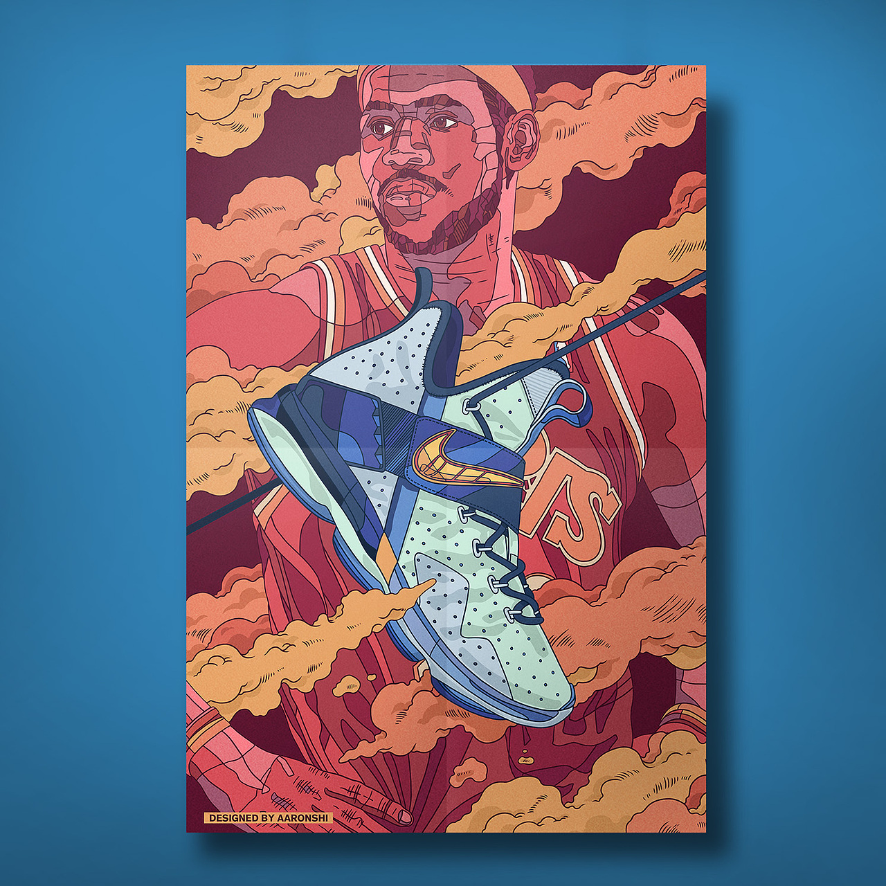 Kyrie ＆ LeBron（图ZODY5MjMxNzY=） - 商业插画 - 站酷设计师CHOCO__原创素材 - 站酷ZCOOL