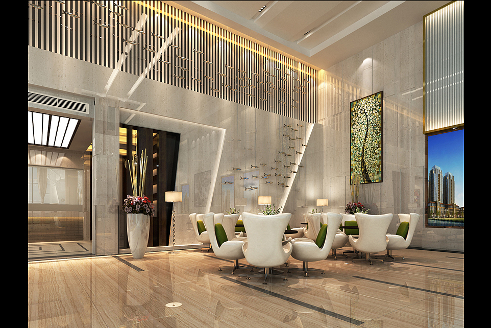 闽台售楼部产业园销售中心-成都售楼部软装设计案例（图ZMTI1NDc3NTA0） - 家装设计 - 站酷设计师四川广联装饰原创素材 - 站酷ZCOOL