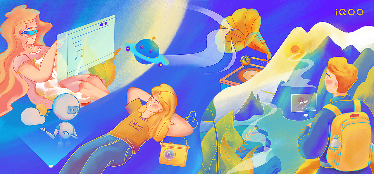 创想未来hack in future-对未来手机创意想法 |插画|概念设定|星宇