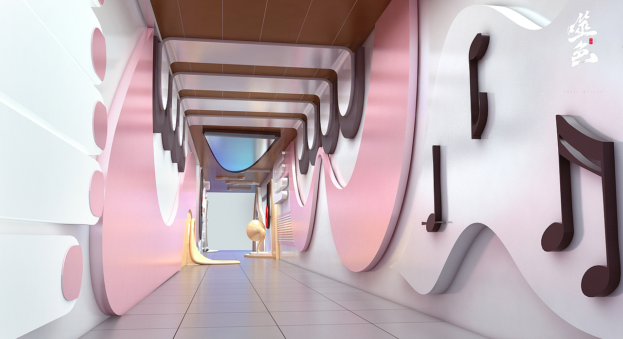 毕加索艺术风走廊