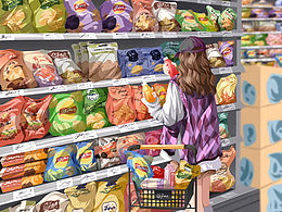 獨(dú)居女生下班日常????逛超市