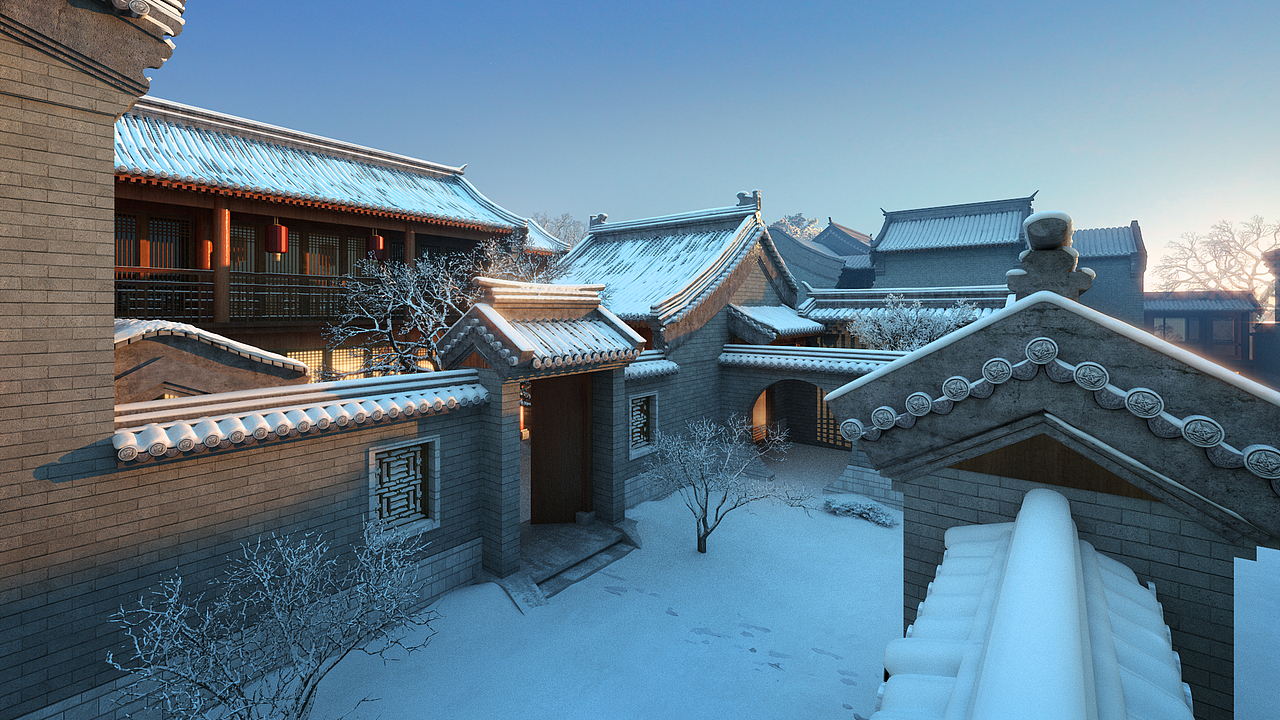 冬天到了来组雪景（图ZNjA5NzYxOTI=） - 场景 - 站酷设计师一只小胖孩子原创素材 - 站酷ZCOOL