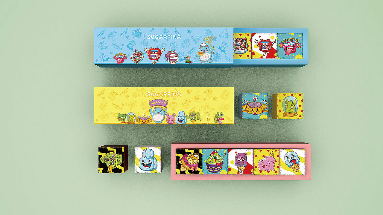 sugarfina糖果包装设计（图ZMTYxNzY0MTY4） - 包装 - 站酷设计师毕研君原创素材 - 站酷ZCOOL