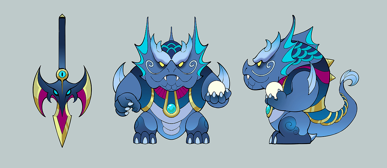 作妖联盟 七大圣 第五个角色  覆海大圣 蛟魔王