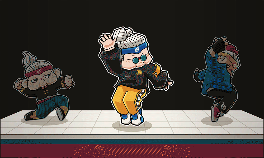 红楼梦《舞王贾母》（图ZMzA2NzczMDgw） - IP形象 - 站酷设计师H_Monet原创素材 - 站酷ZCOOL