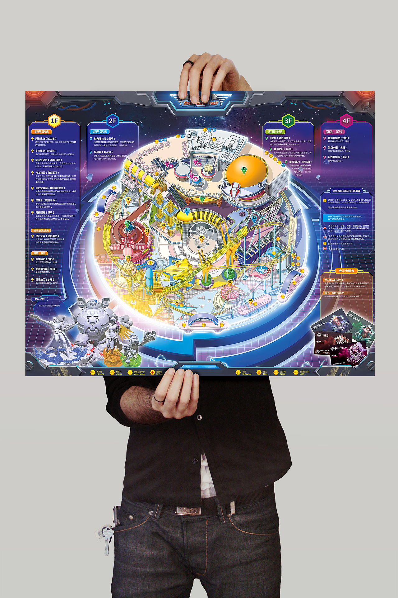 星幻港导游图（图ZMTQ1OTY1MzMy） - 宣传物料 - 站酷设计师mutou1985原创素材 - 站酷ZCOOL