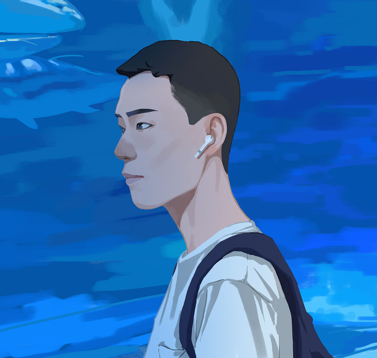 插画头像（图ZMjIzMTYxMTM2） - 创作习作 - 站酷设计师阿怪日常原创素材 - 站酷ZCOOL