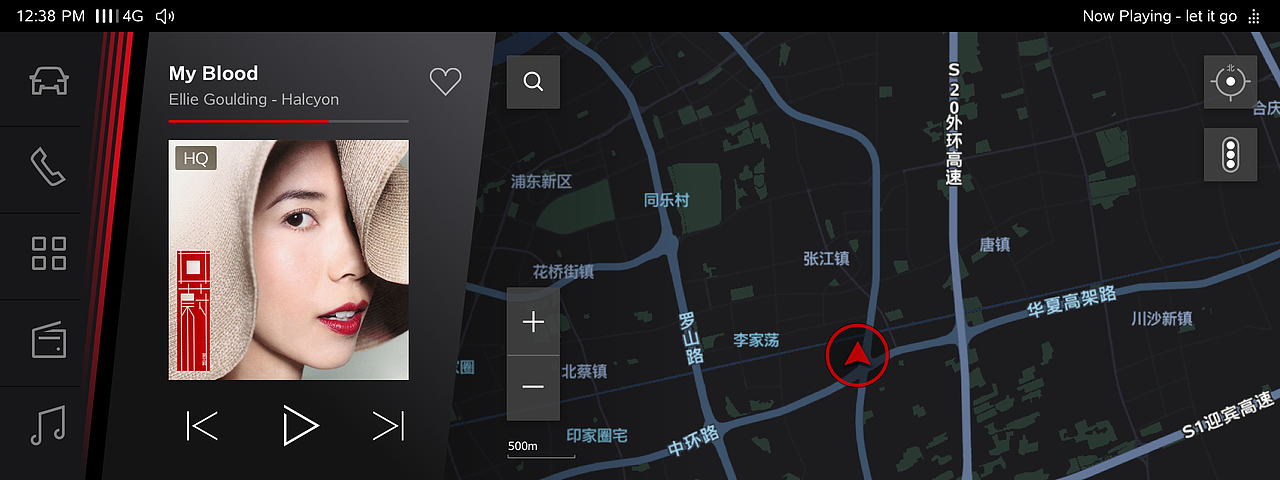 大通汽车，车载系统12.3寸（图ZOTQzNjg3MjQ=） - APP界面 - 站酷设计师ANiu阿牛原创素材 - 站酷ZCOOL
