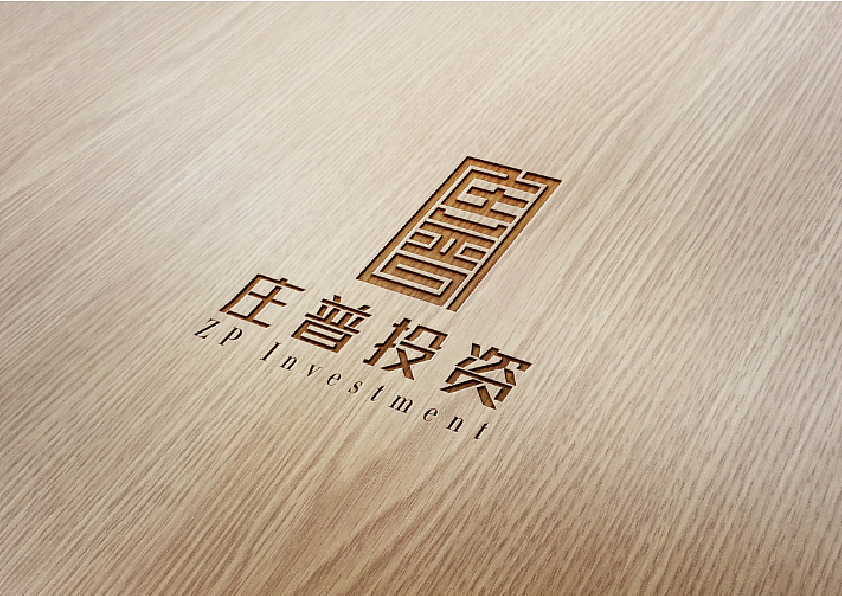 庄普投资logo设计
