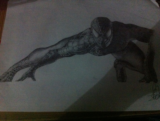 手绘蜘蛛侠~（图ZMjExNjMyOTI=） - 创作习作 - 站酷设计师大大大少原创素材 - 站酷ZCOOL