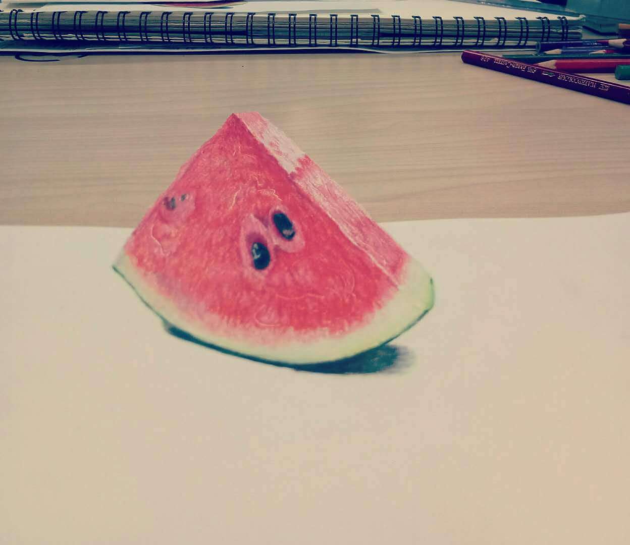 學(xué)生3D彩鉛作品（圖ZOTYxNDM0MzI=） - 繪畫 - 站酷設(shè)計(jì)師達(dá)達(dá)手繪原創(chuàng)素材 - 站酷ZCOOL