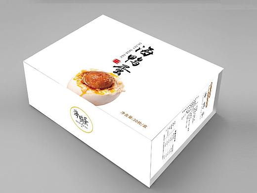 海鸭蛋包装盒简洁设计效果图