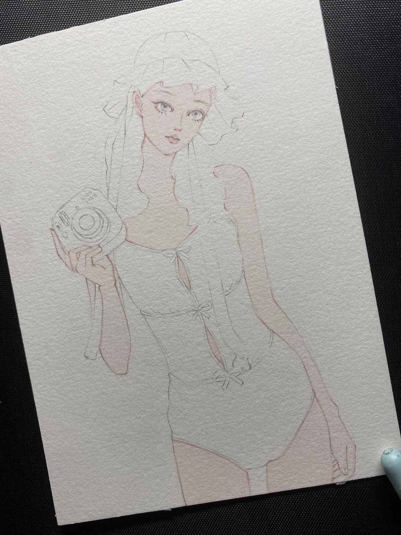 水彩人物全身教程 泳装少女（图ZMjUwMTY0MjE2） - 商业插画 - 站酷设计师神灮guang原创素材 - 站酷ZCOOL