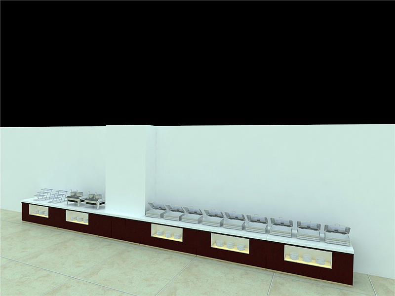 食堂餐厅取餐台定制，组合式移动布菲台 大理石布菲台（图ZMTg0MDA2NTEy） - 生活用品 - 站酷设计师自助餐台布菲台原创素材 - 站酷ZCOOL