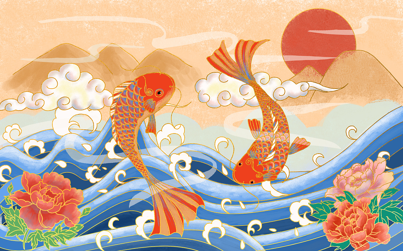 商业合作-国潮插画