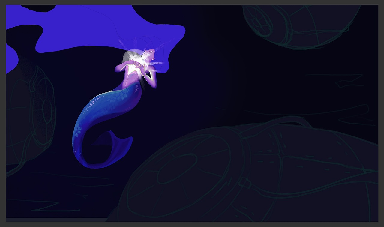 人鱼的爆发（图ZMTM0NTA5MjYw） - 创作习作 - 站酷设计师伍壹壹啊原创素材 - 站酷ZCOOL