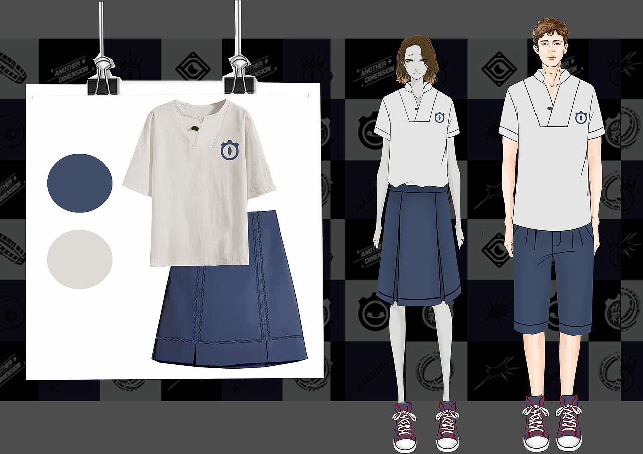 长藤鬼校异次元制服设计（图ZMjgwNjQxNzgw） - 其他服装 - 站酷设计师不要小看色图啊原创素材 - 站酷ZCOOL