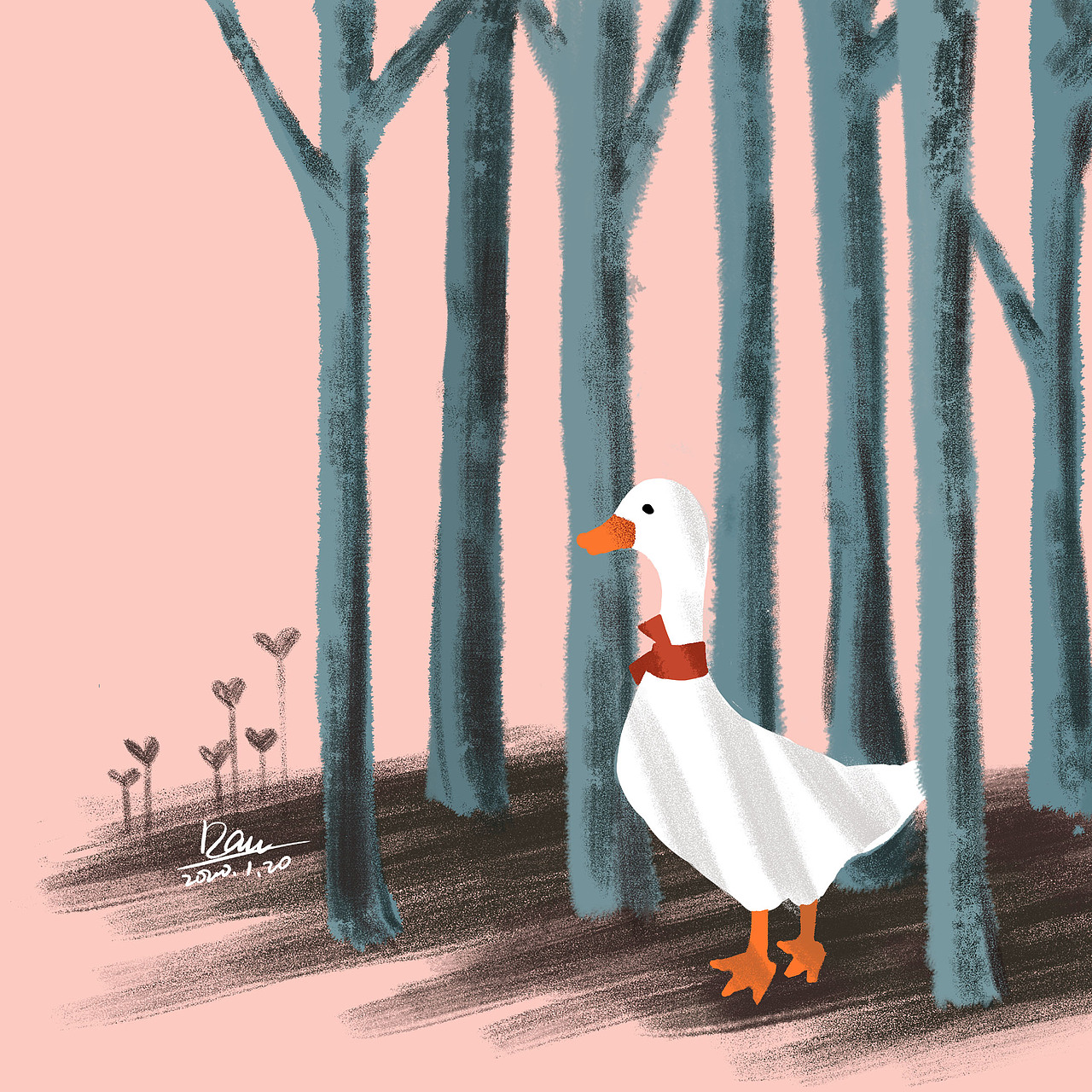 可爱鹅|插画|儿童插画|一只蛋er_原创作品-站酷zcool